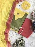 Varanika Kanchi Cotton Zari Woven Suit Set